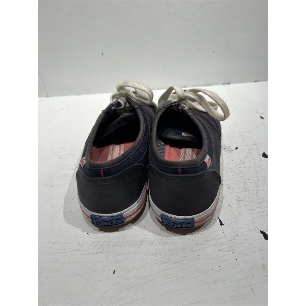 Keds Shoes Womens 8 Tennis Low Sneakers WF-46598M Blue Fabric Lace‎ Up Flats
